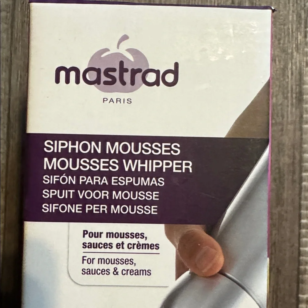 NIB‎ Mastrad Metal Mousse Whipper